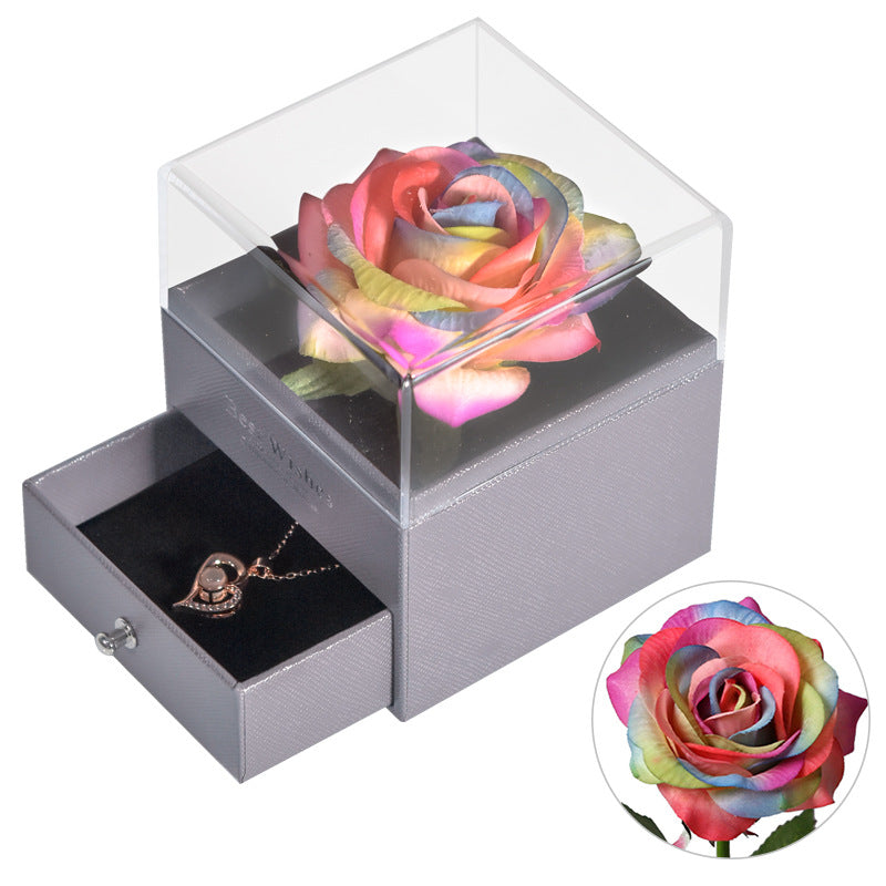 Deluxe Rose Jewelry Box
