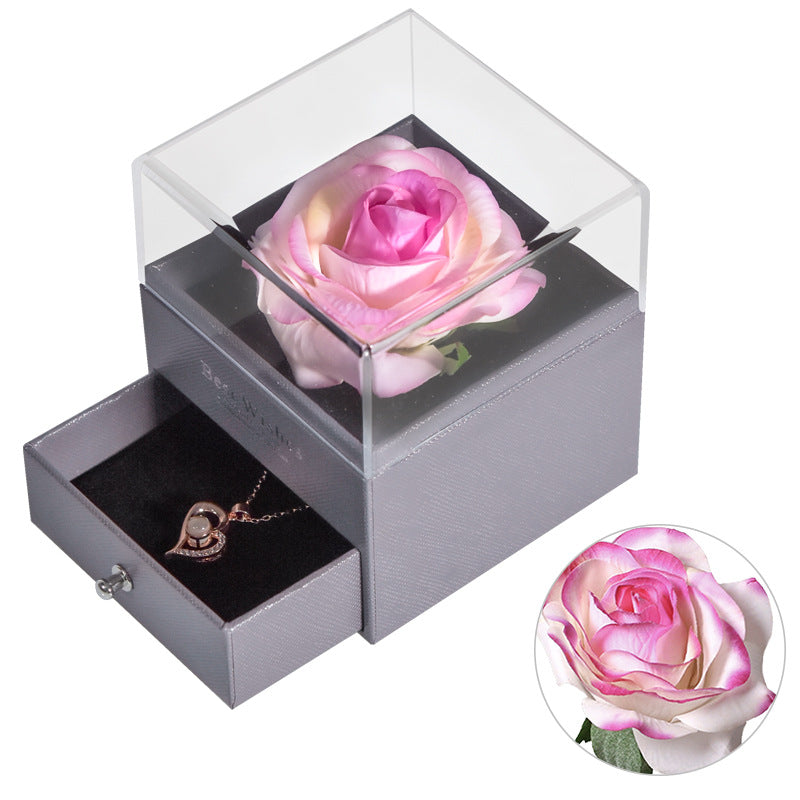Deluxe Rose Jewelry Box