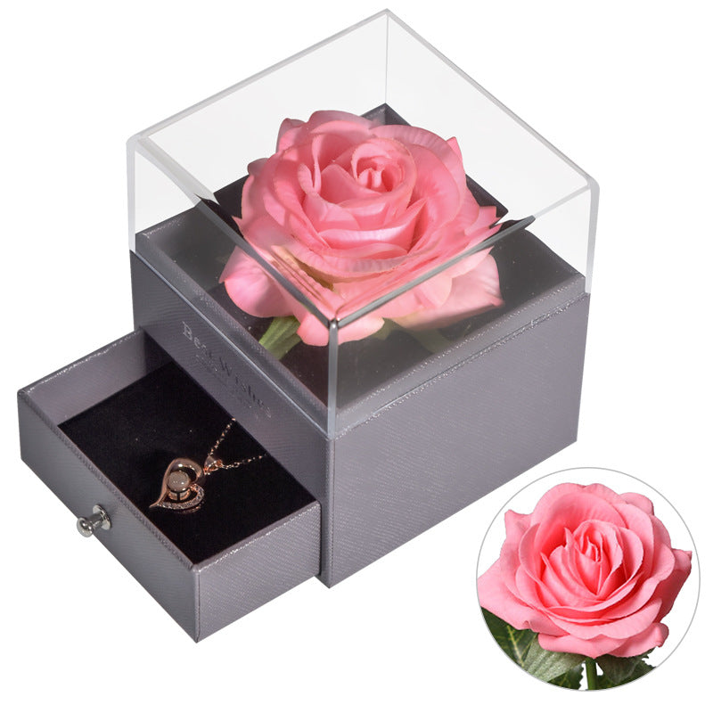 Deluxe Rose Jewelry Box
