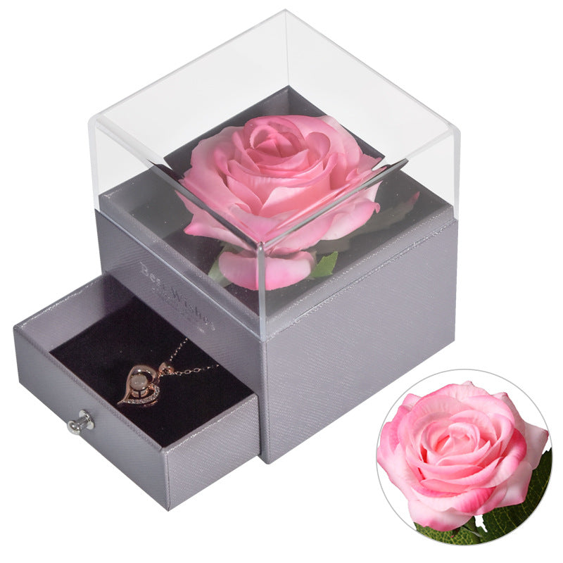 Deluxe Rose Jewelry Box