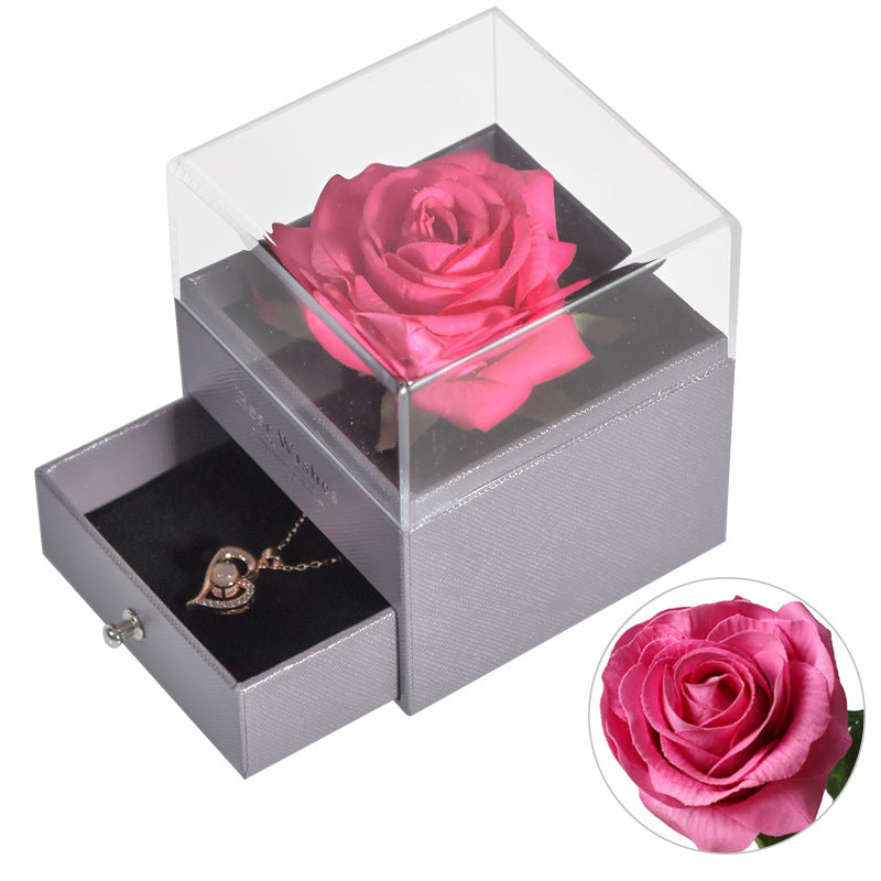Deluxe Rose Jewelry Box