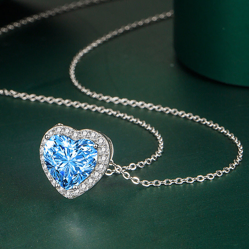Valentine Diamond Love Heart Necklace