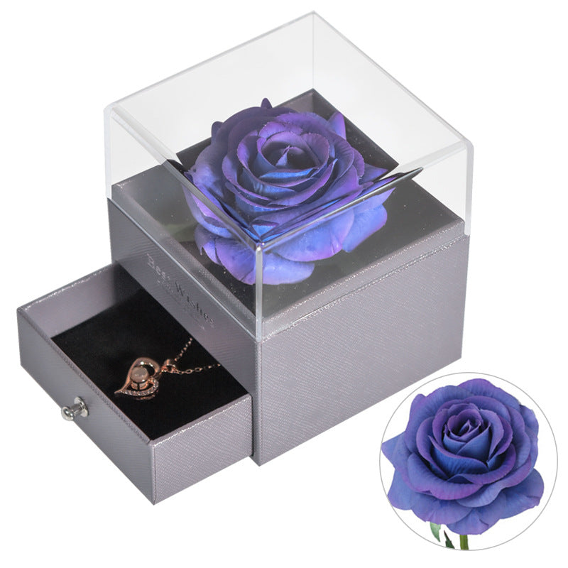 Deluxe Rose Jewelry Box