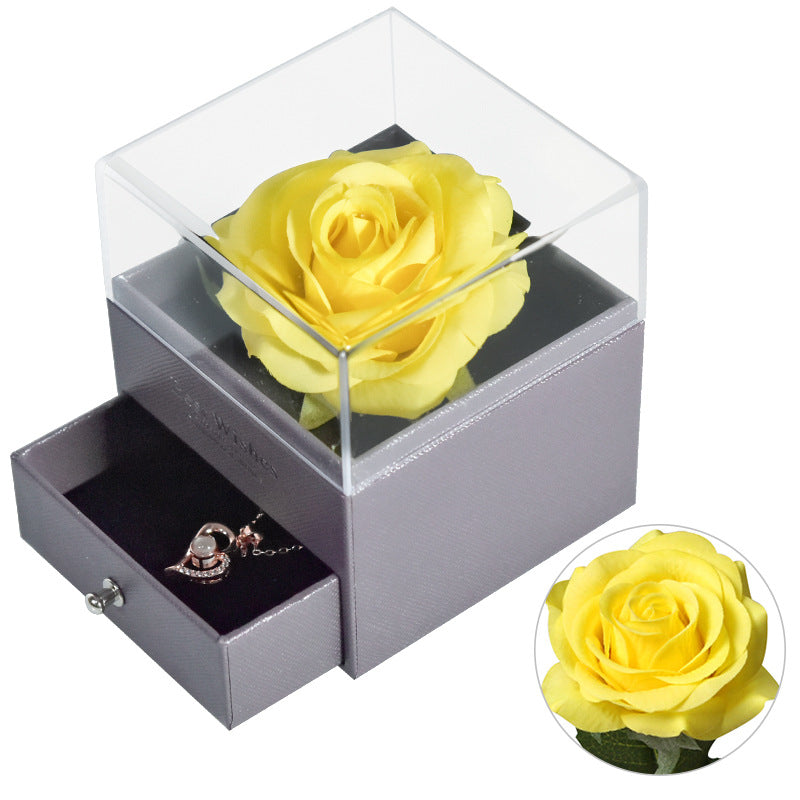 Deluxe Rose Jewelry Box