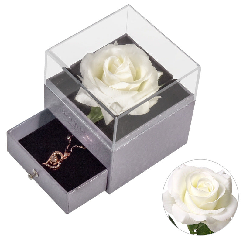 Deluxe Rose Jewelry Box