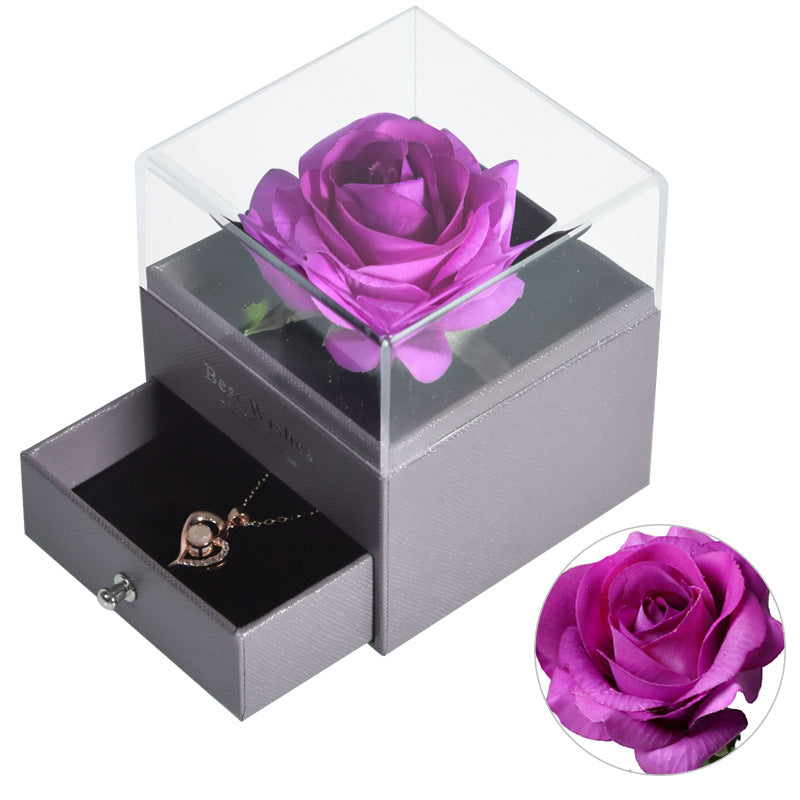 Deluxe Rose Jewelry Box