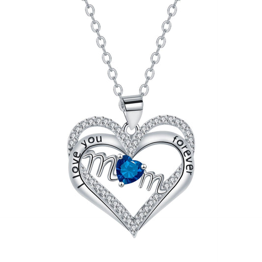 Valentine Love Mom Necklace