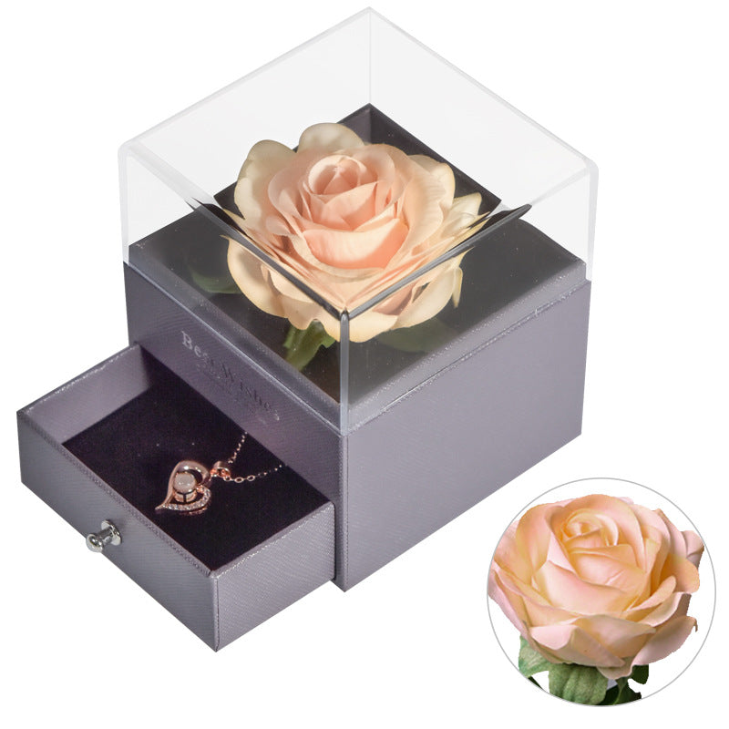 Deluxe Rose Jewelry Box