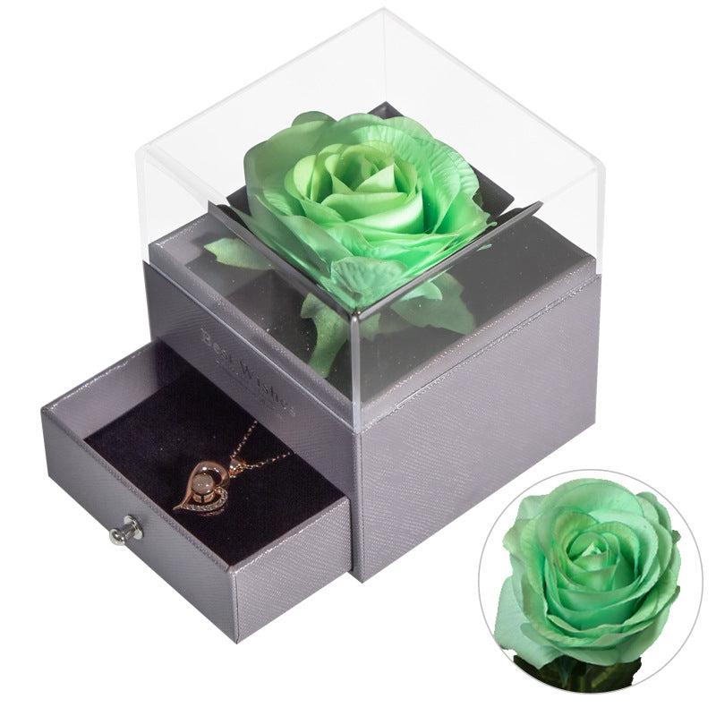 Deluxe Rose Jewelry Box