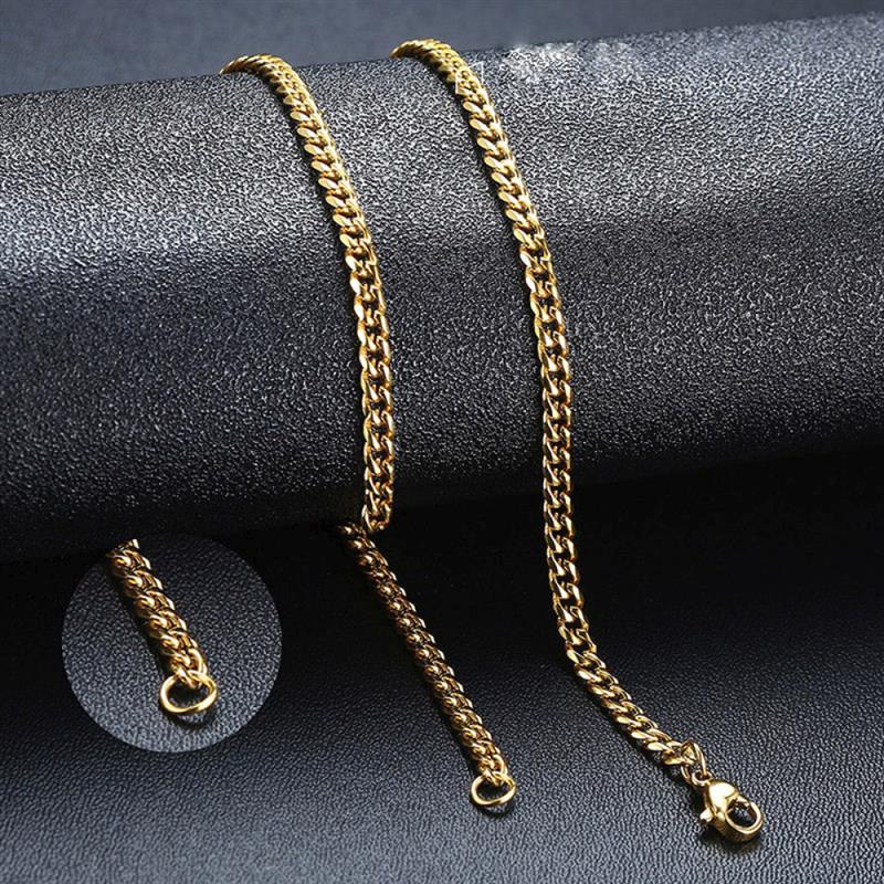 Cuban Link Chain Necklace {Gold}