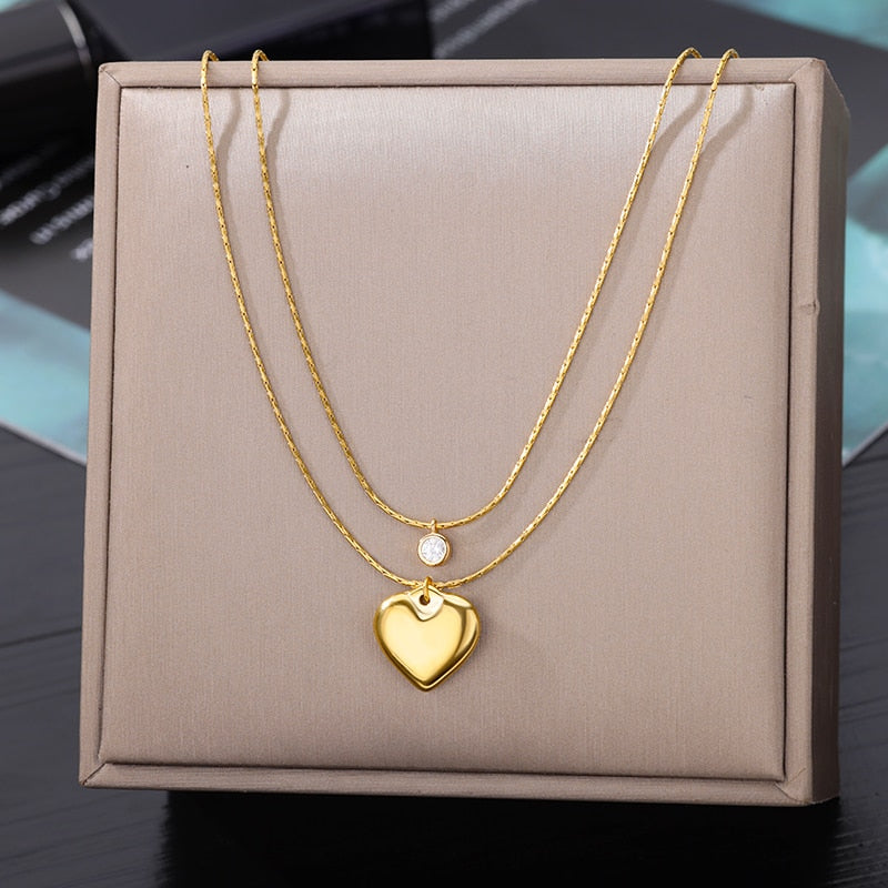 Stainless Steel Geometry Star {Gold}