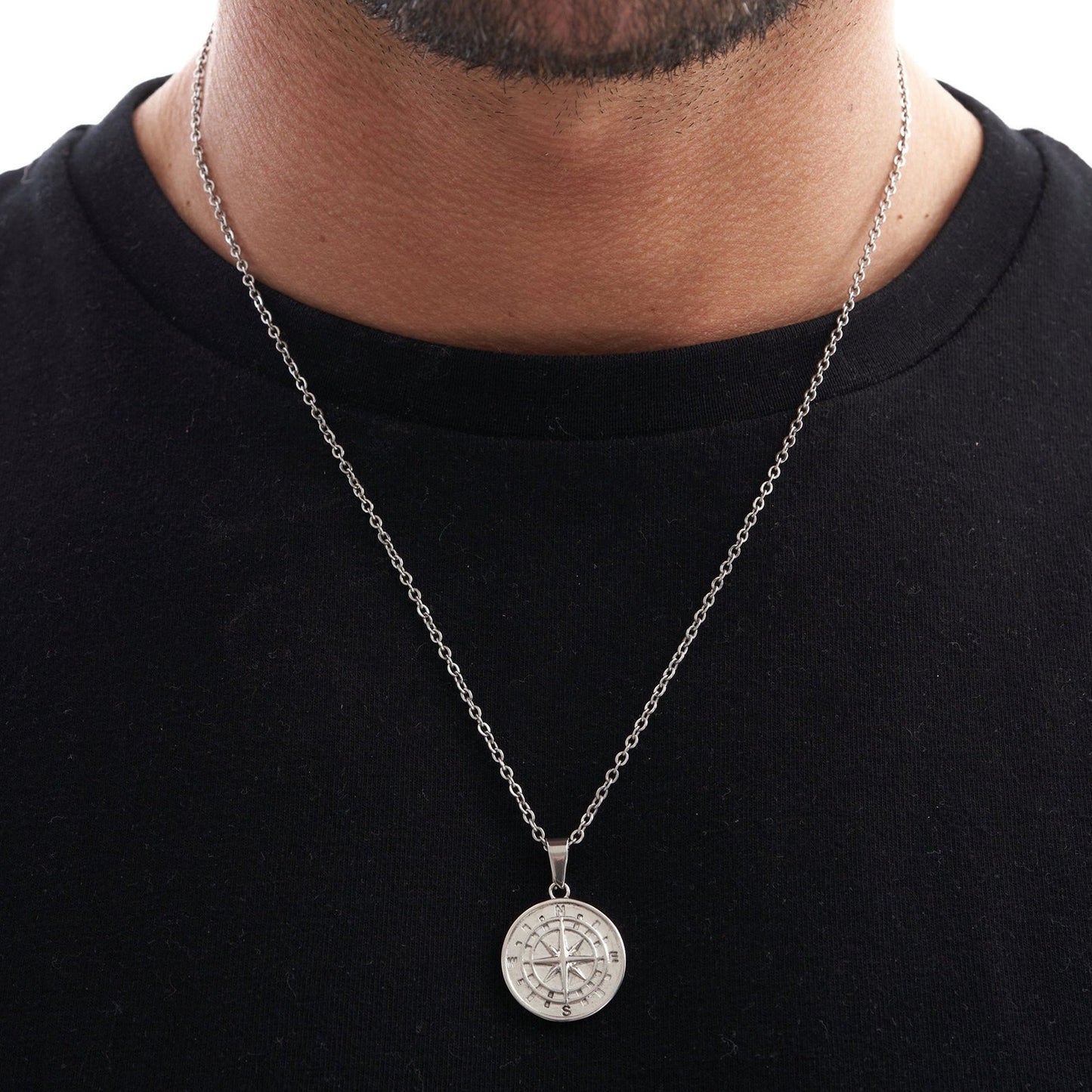 Vnox Layered Necklaces for Men {Silver} {Gold}