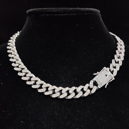 Bling Iced Out Necklace High quality {Silver} {Gold}